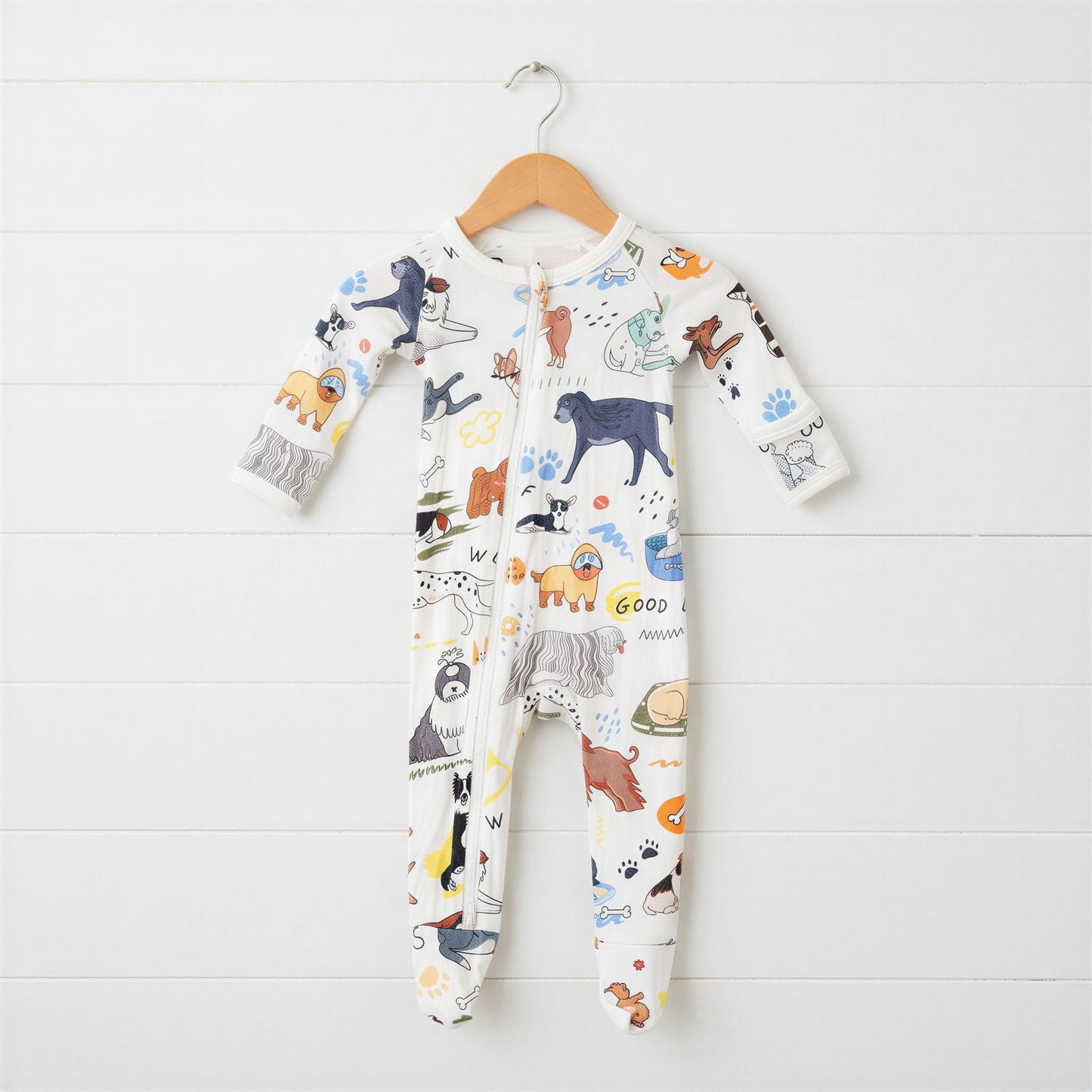 Puppy Pals White Footie