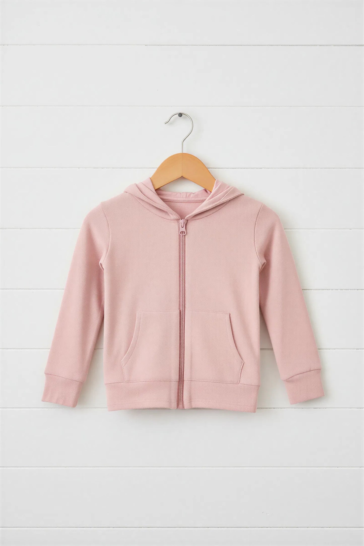 Blush Zipper Hoodie