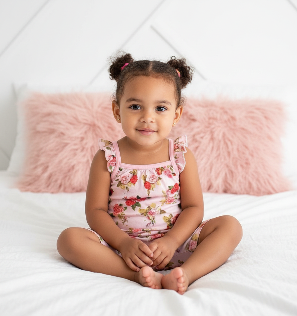 Rosebud Babe Flutter Tank & Shorts