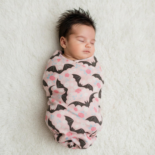 Batty Blossoms Swaddle