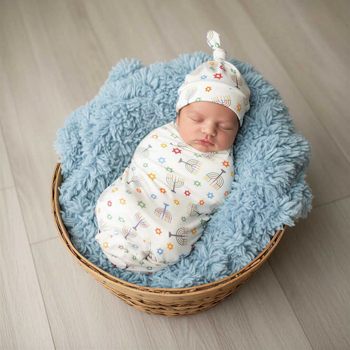 Happy Hanukkah Swaddle