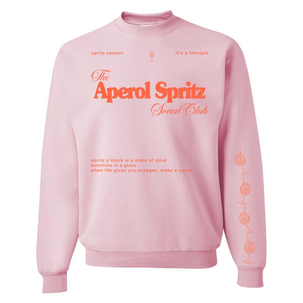 'Aperol Spritz Social Club' Crewneck Sweatshirt