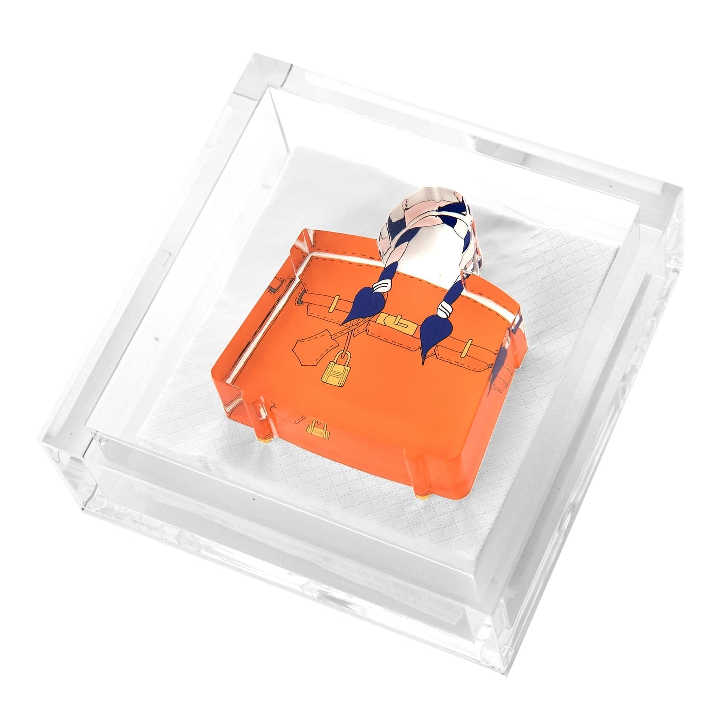 B Bag Acrylic Cocktail Napkin Holder