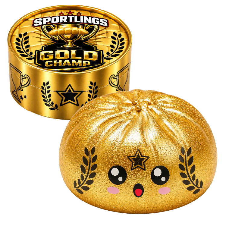 Sportlings Sports Dumpling Squishy Fidget Toy – Mystery Sports Ball