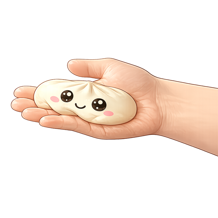 Fun Doh Mystery Slow Rise Dumpling Squish Toy