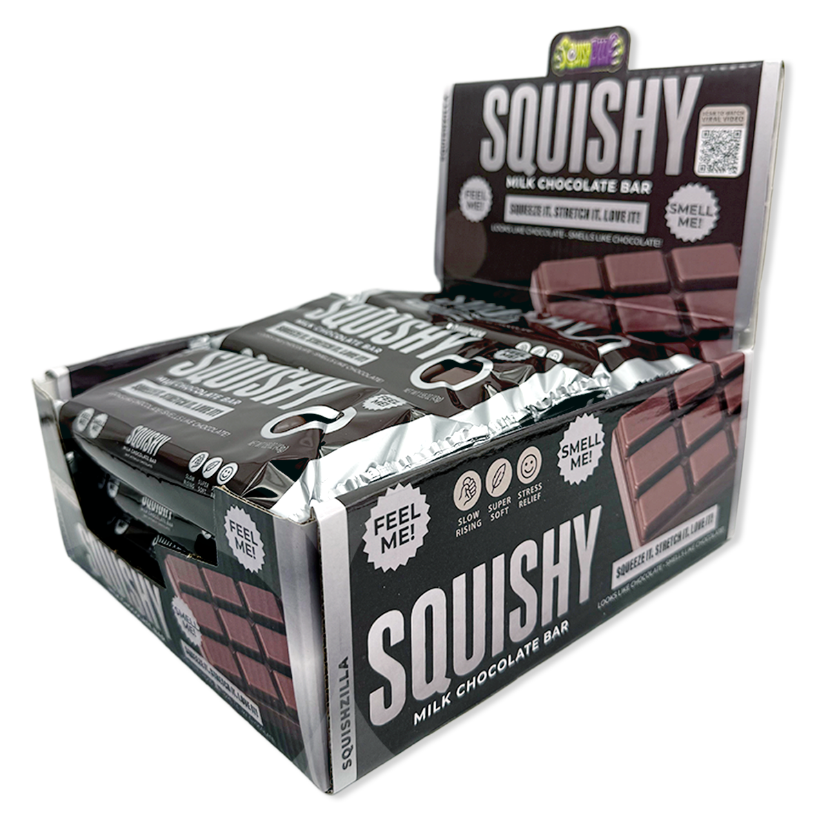 Fun Doh Chocolate Bar Slow Rise Squishy | Chocolate Scented Sensory Toy