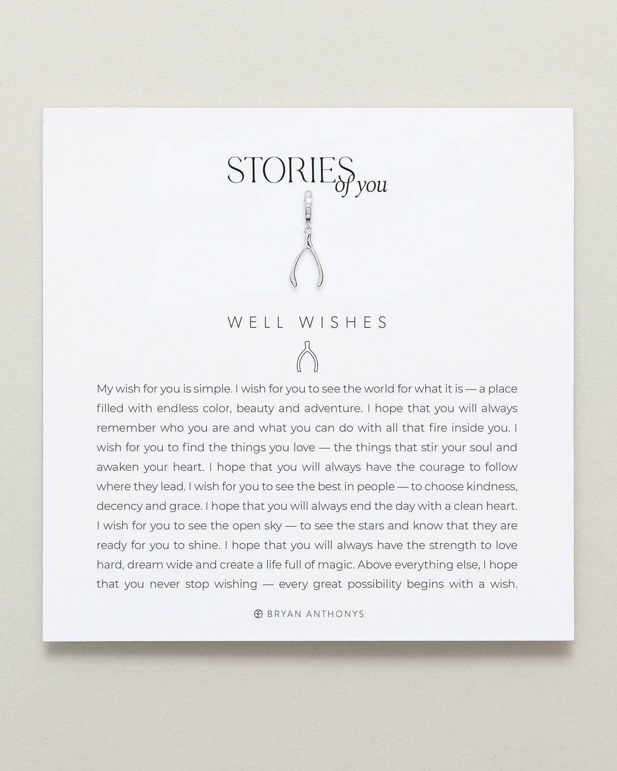Stories of You — Well Wishes Charm