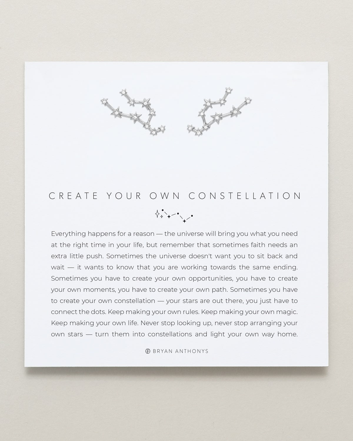 Create Your Own Constellation Earring Climbers