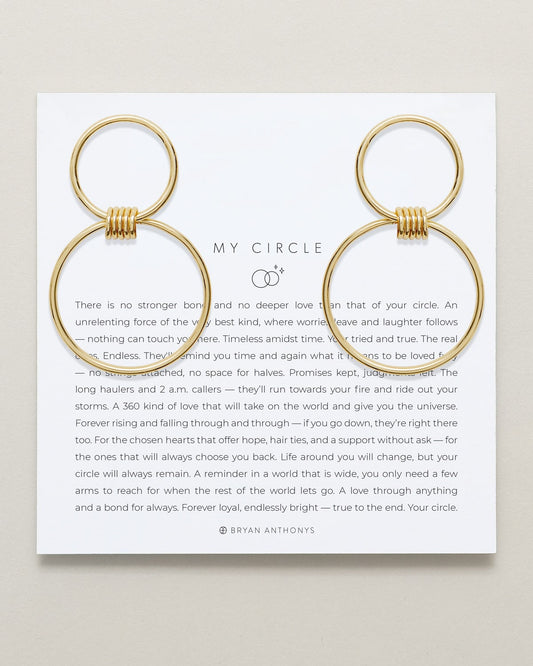 My Circle Statement Earrings