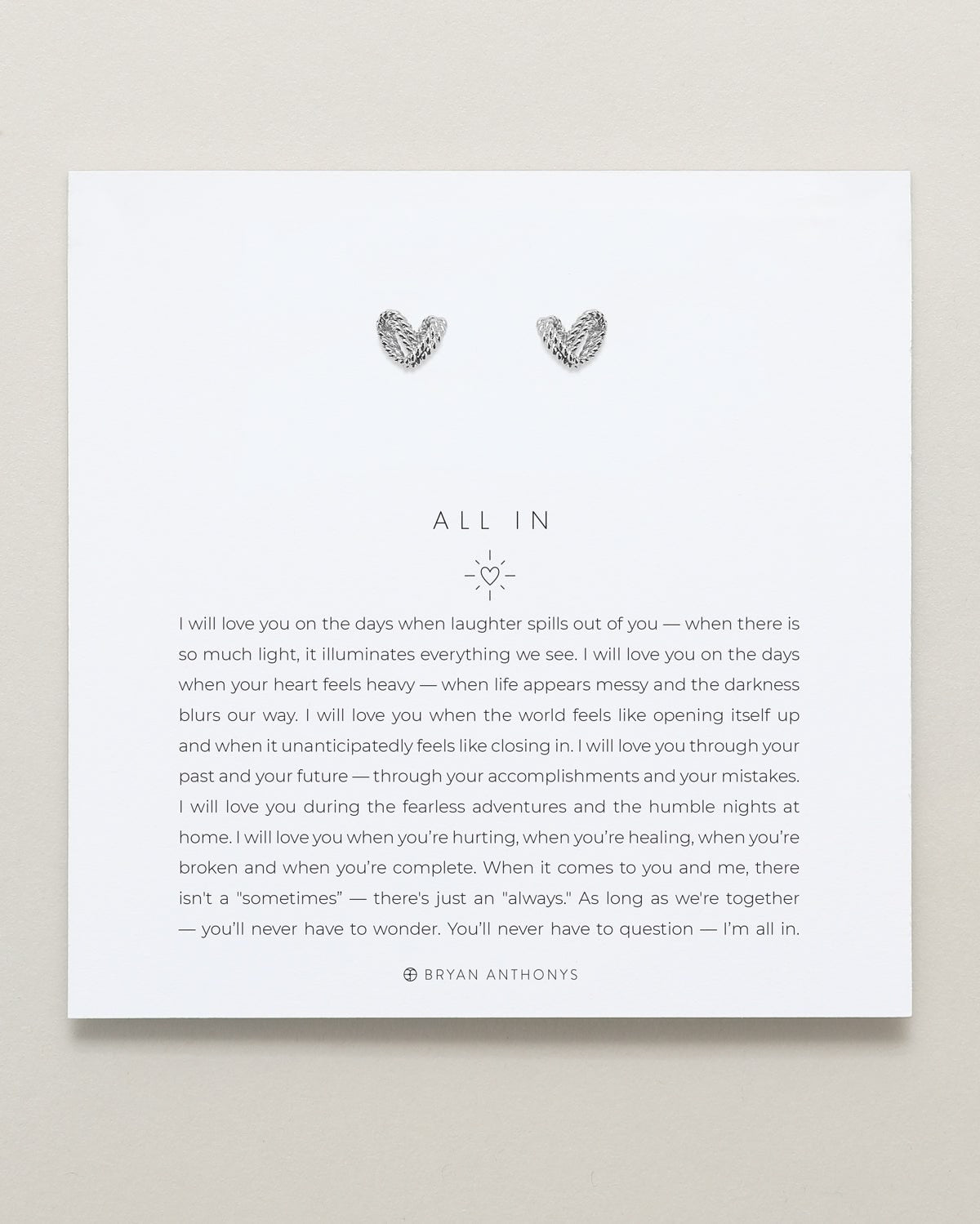 All In Stud Earrings