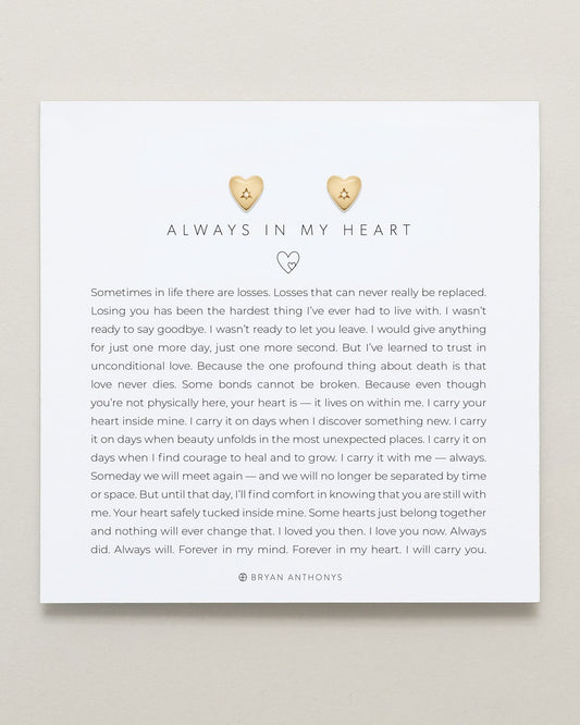 Always In My Heart Icon Stud Earrings