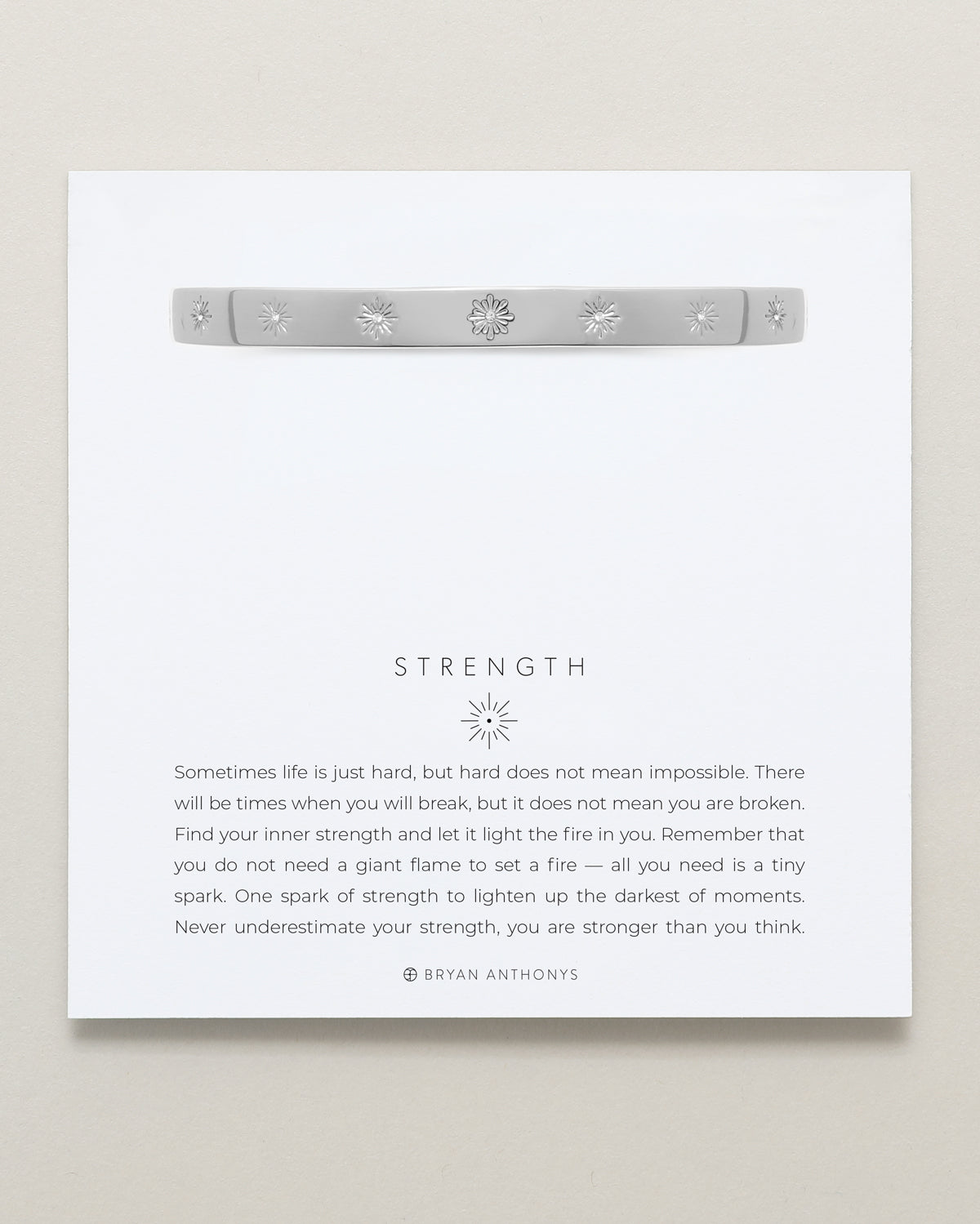 Strength Hinged Bracelet