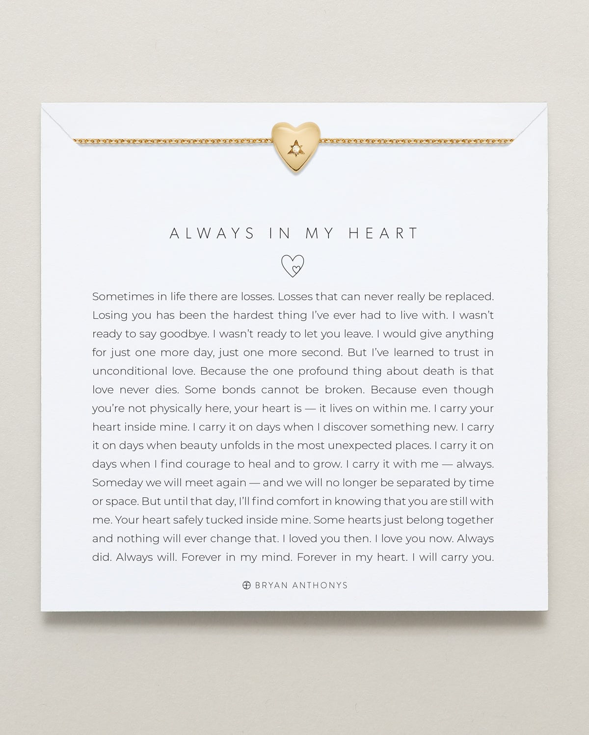 Always In My Heart Icon Necklace
