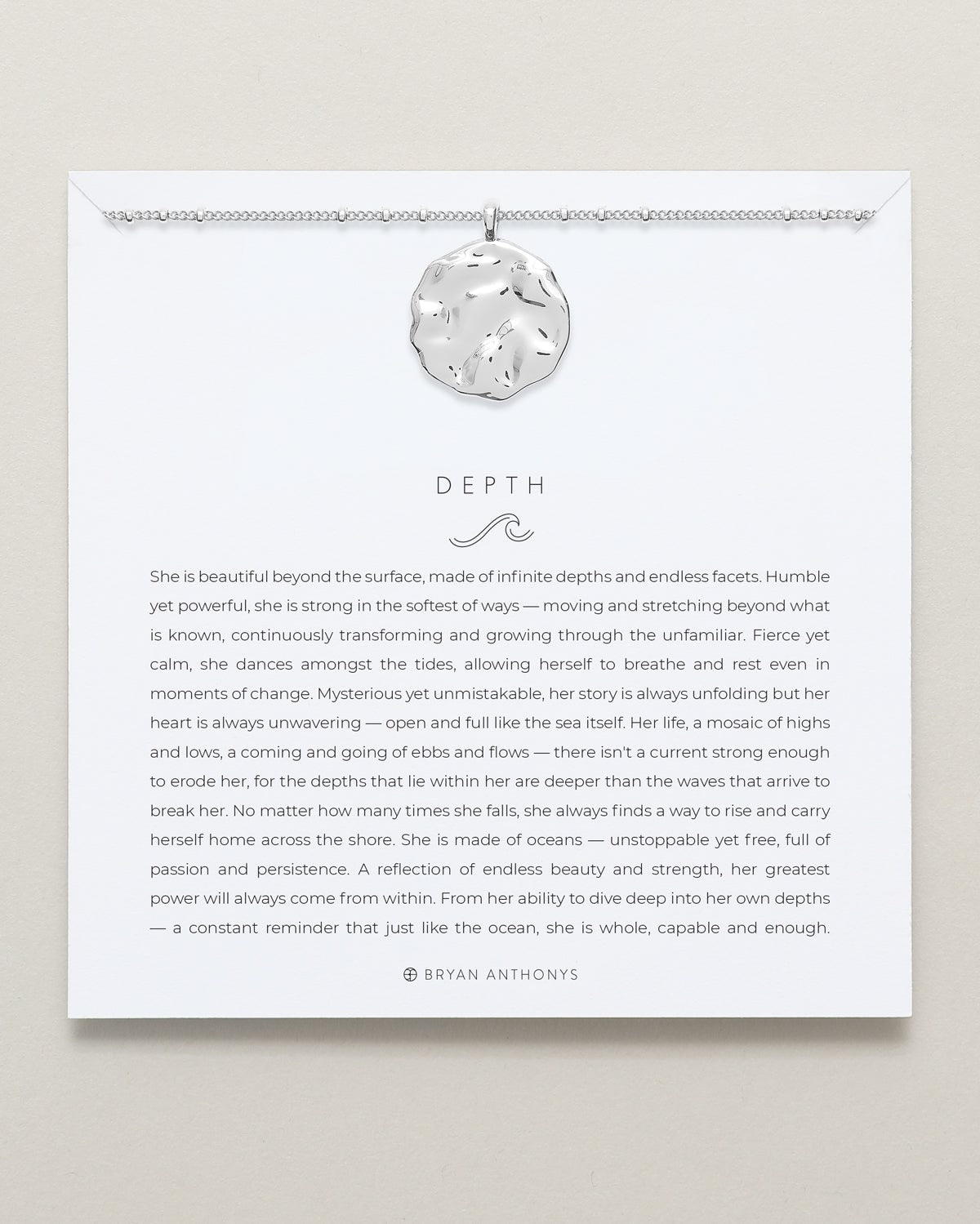 Depth Pendant Necklace