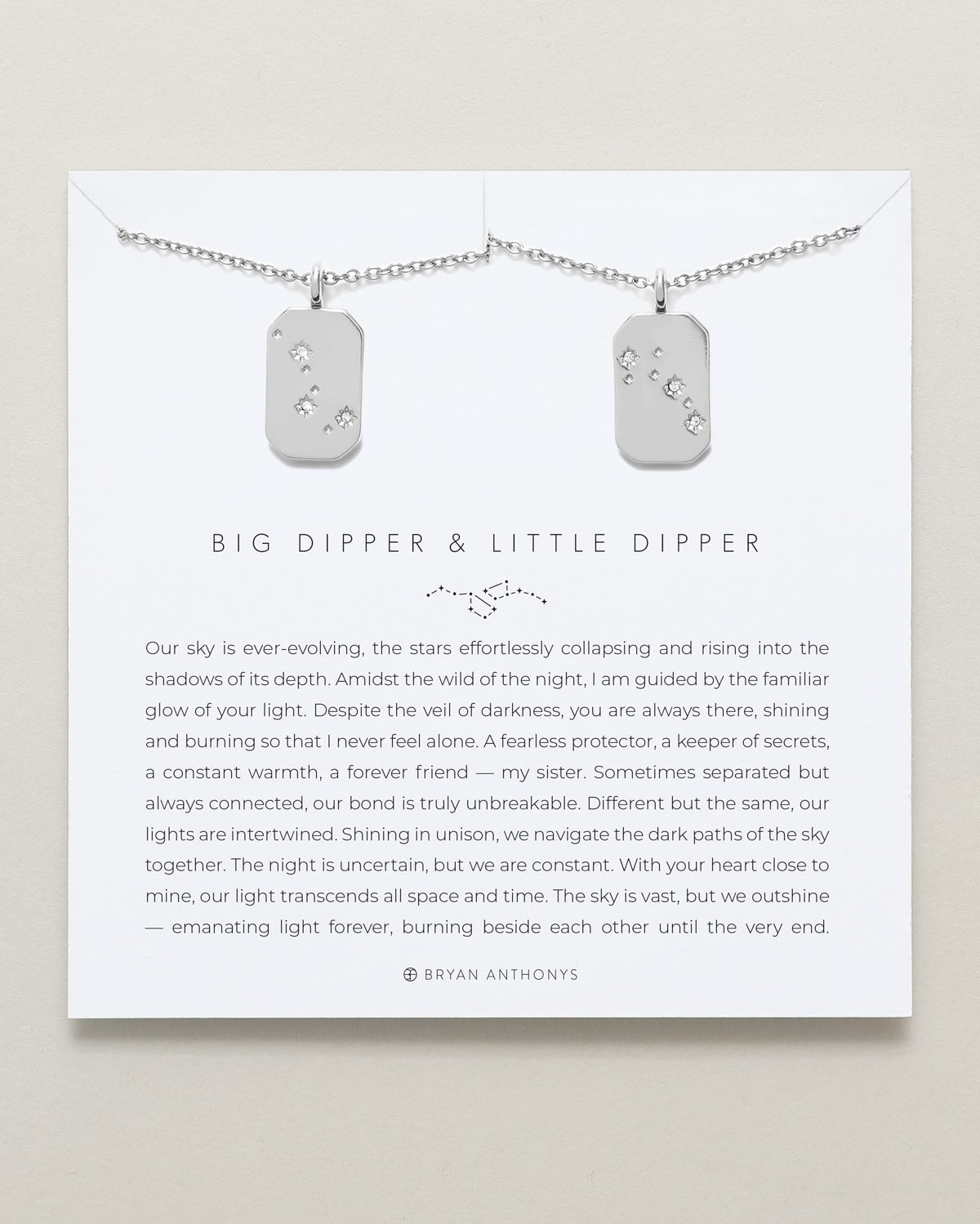 Big Dipper & Little Dipper Necklace Set