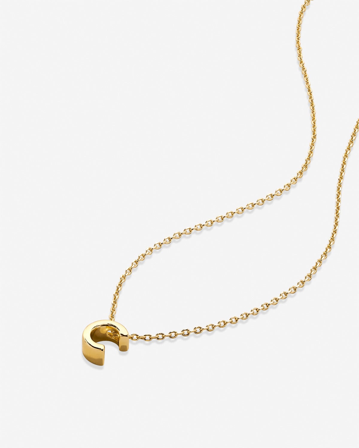 Just For You Initial Necklace — C