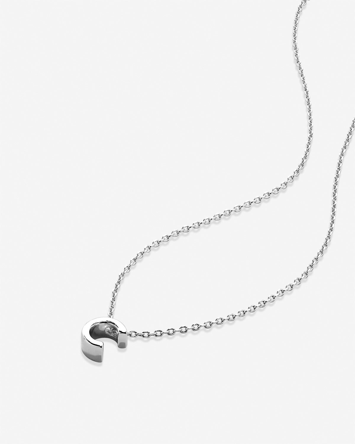 Just For You Initial Necklace — C