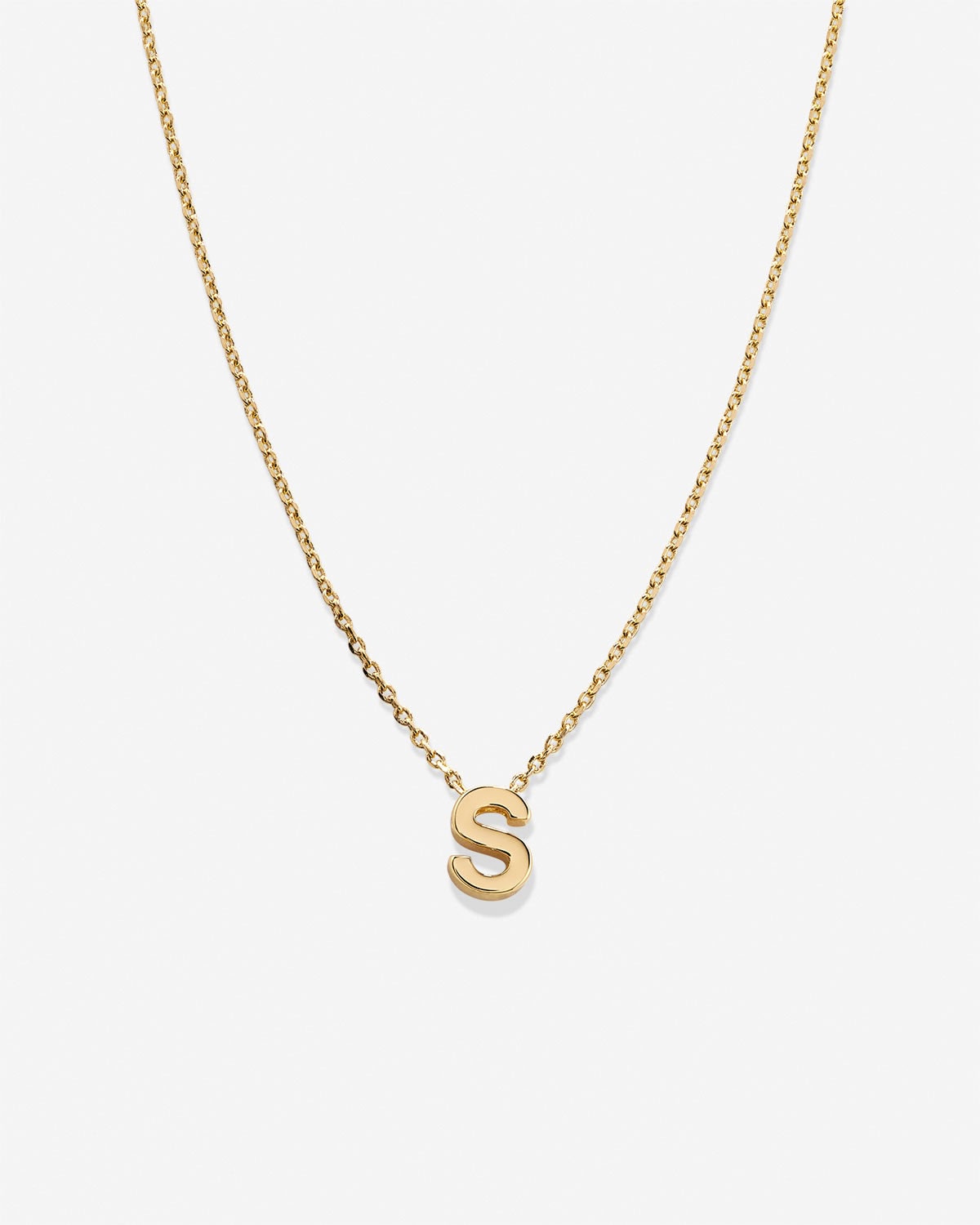 Just For You Initial Necklace — S