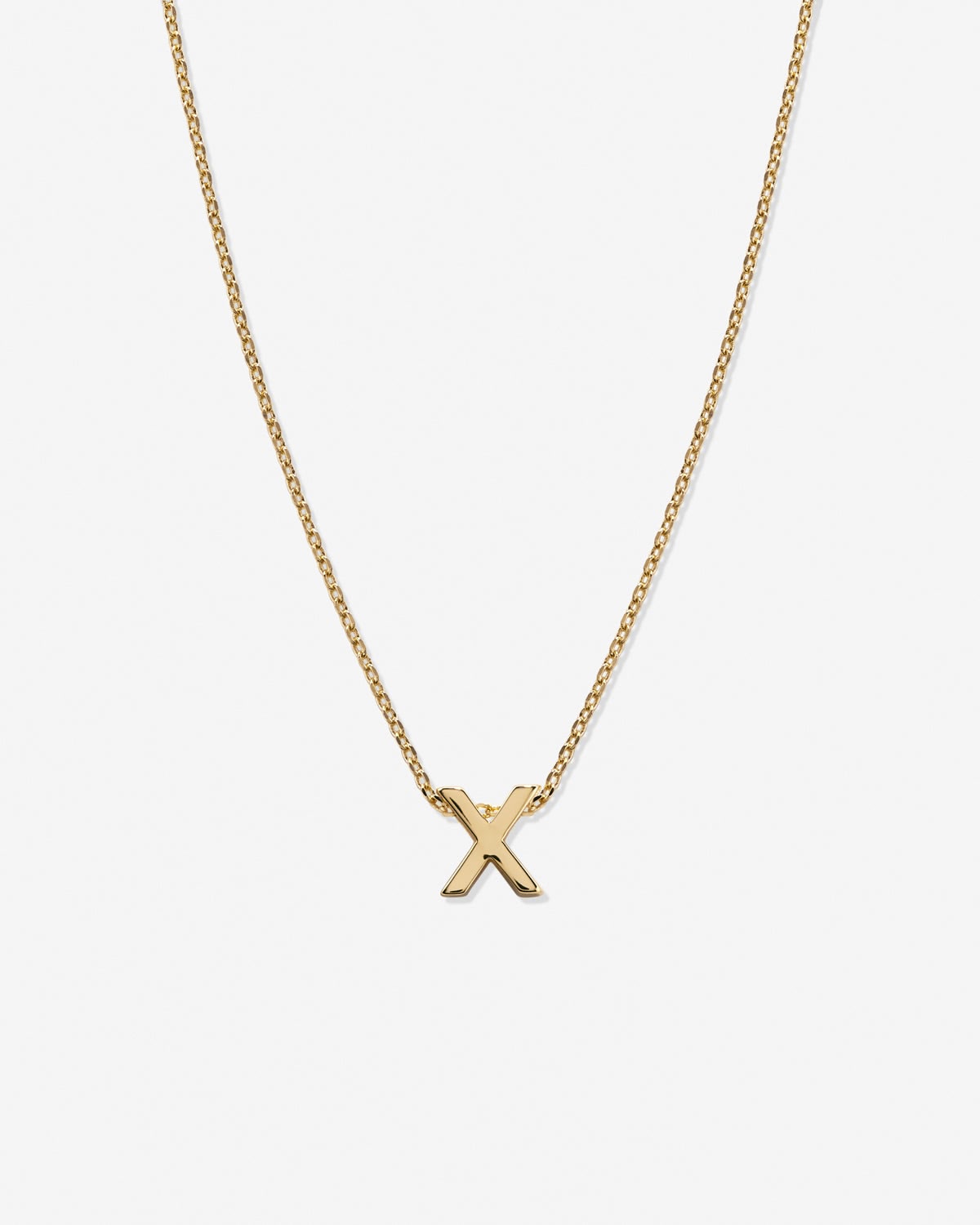 Just For You Initial Necklace — X