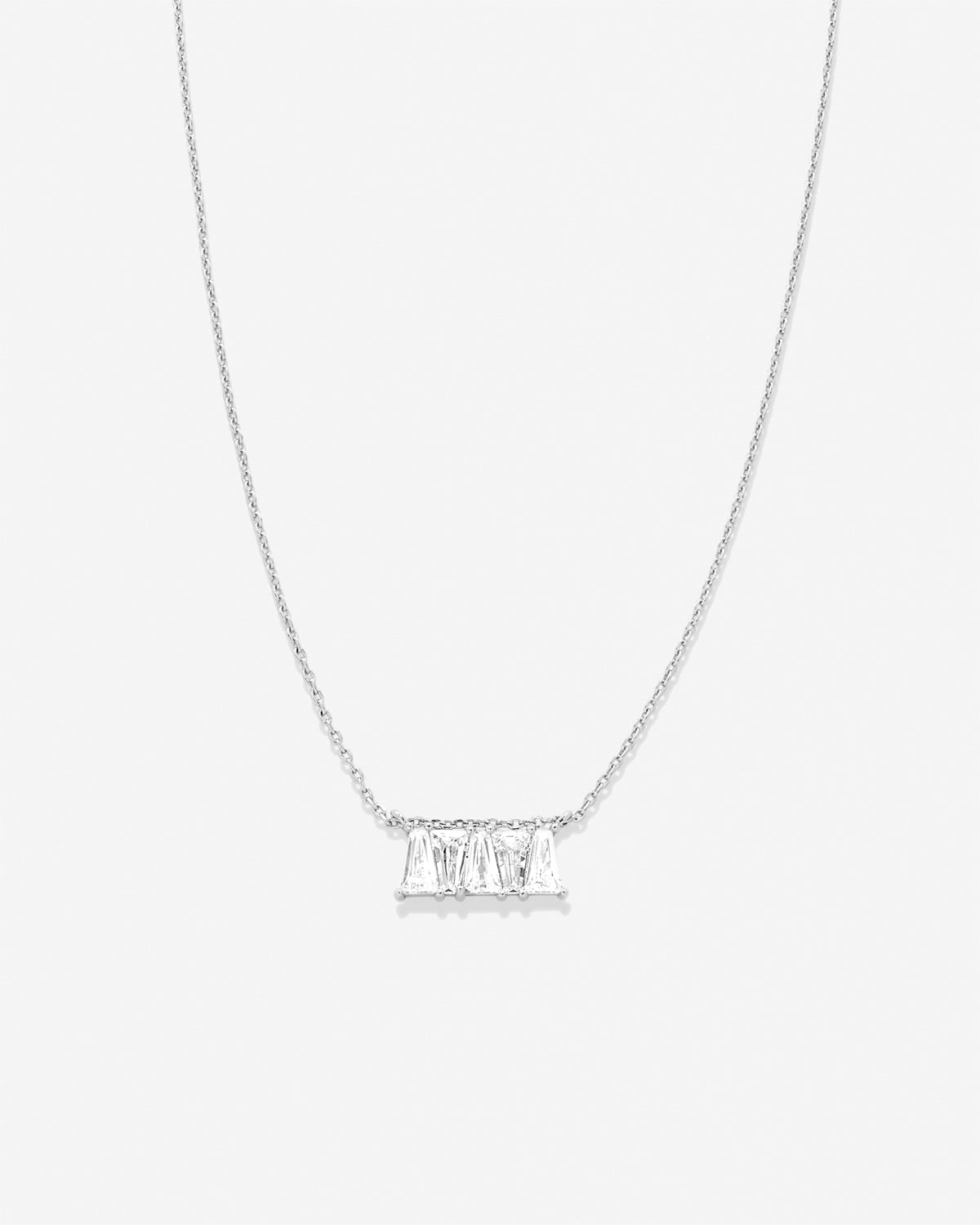 Mom Baguette Dainty Necklace