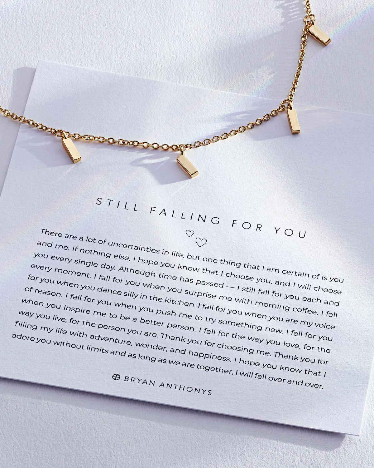 Still Falling For You Necklace