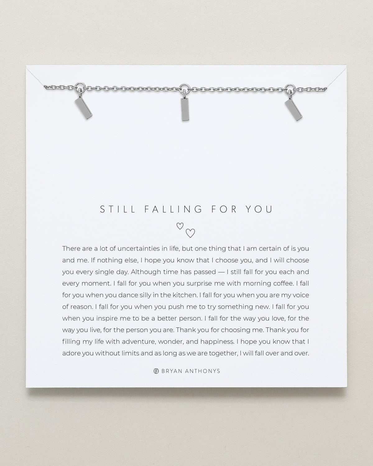 Still Falling For You Necklace