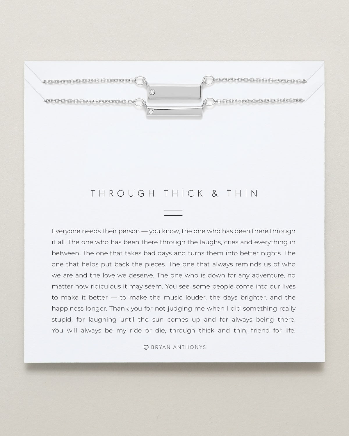 Through Thick & Thin Necklace Set