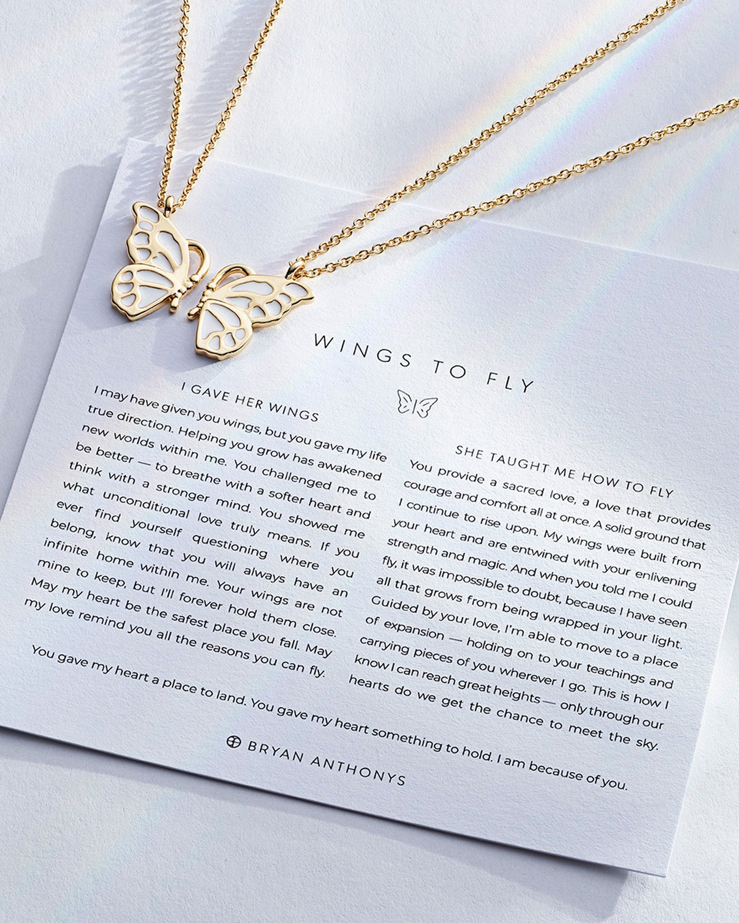Wings to Fly Necklace Set