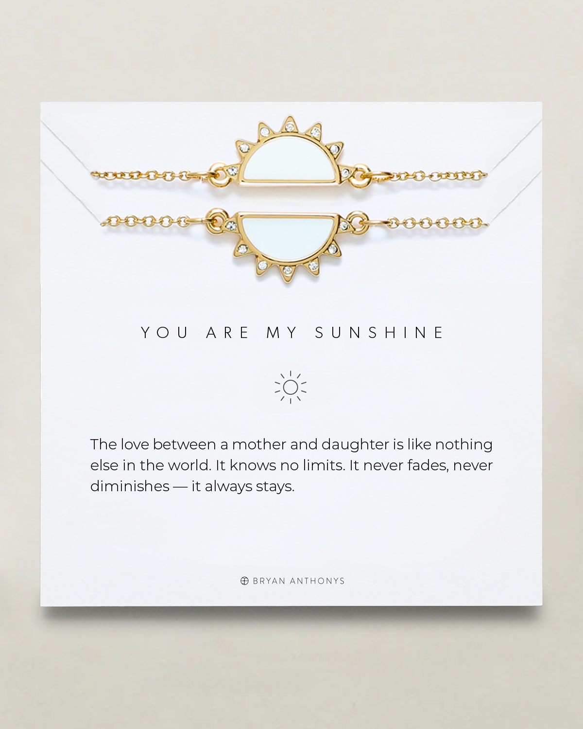 You Are My Sunshine Bracelet Set