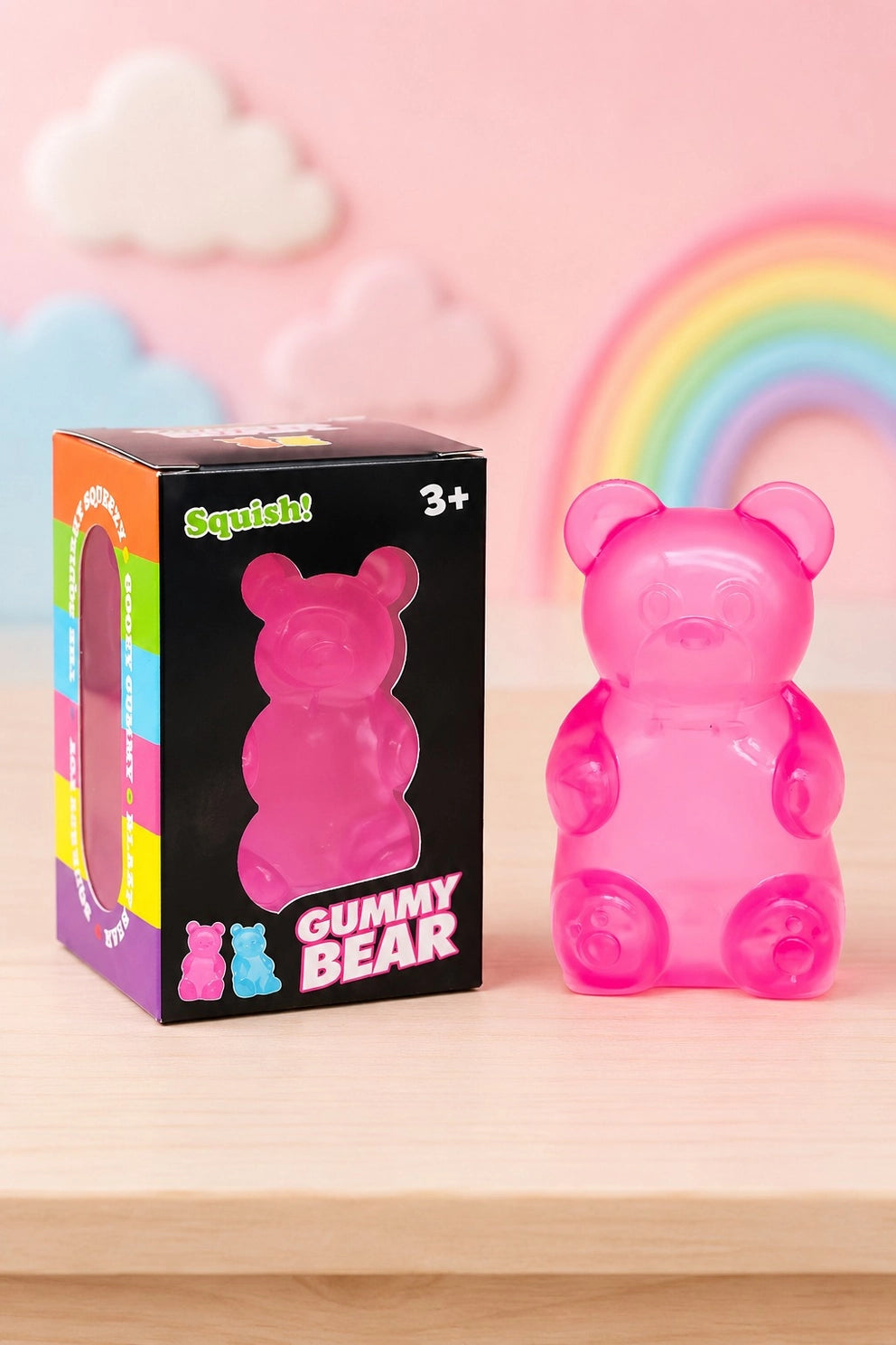 Gummy Bear Squish Sensory Toy | Slow Rise Squeeze Fidget Toy for Kids & Adults | The Prissy Pelican Boutique | Bossier City, LA