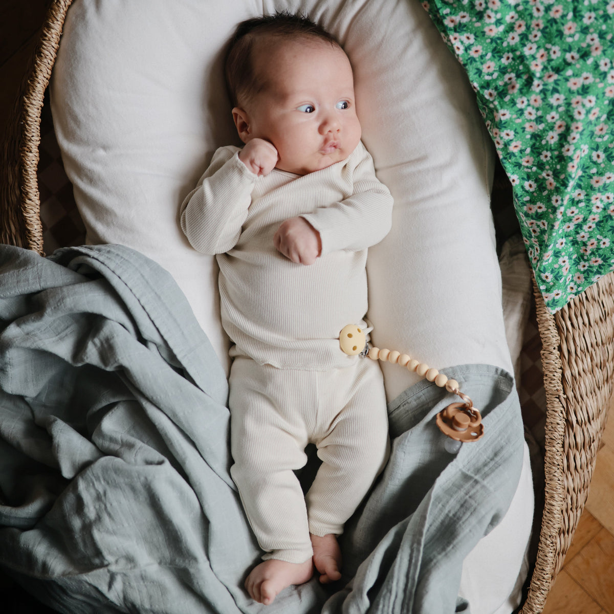 Organic Cotton Muslin Swaddle Blanket