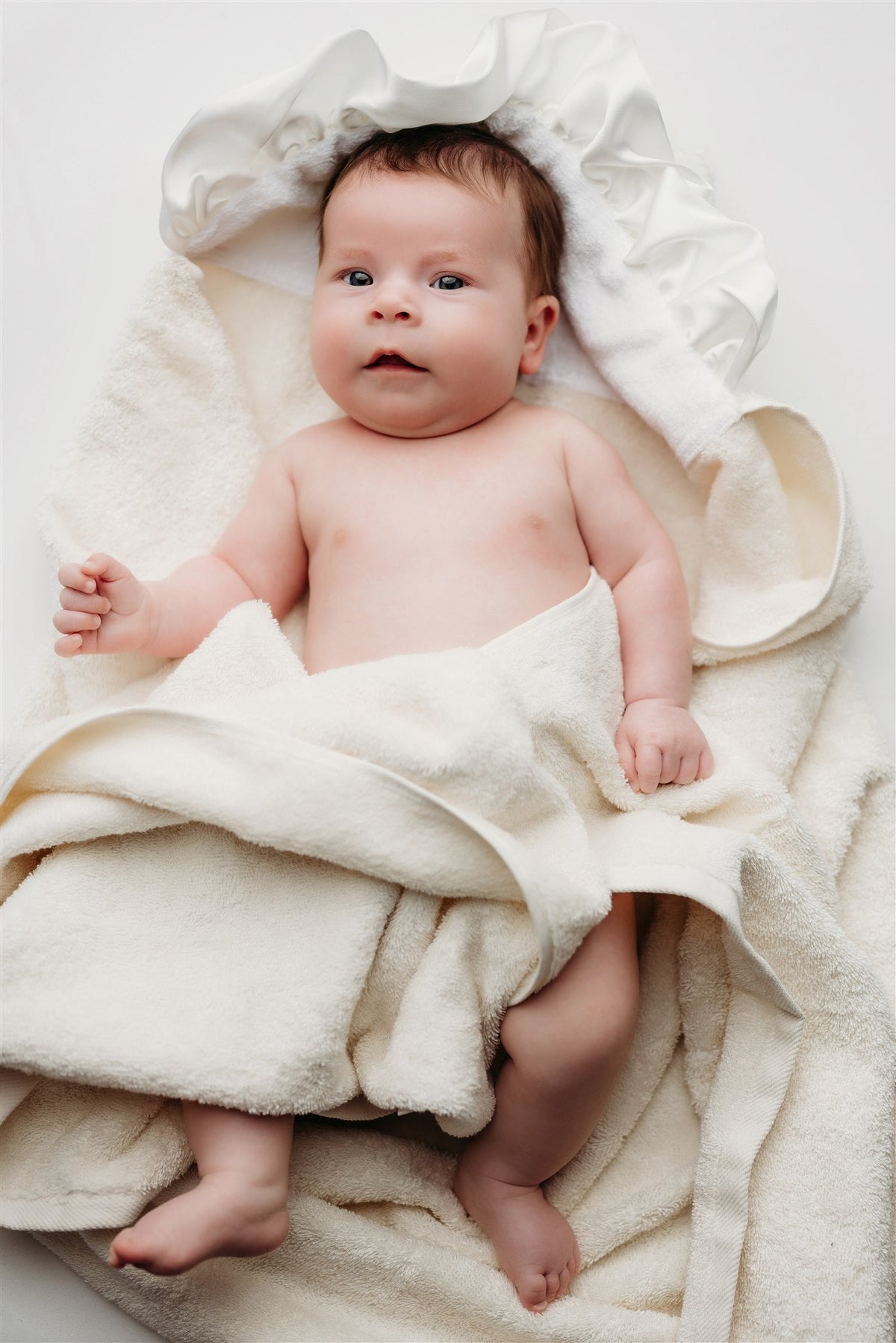Classic Ivory | Luxe Hooded Baby Bath Towel