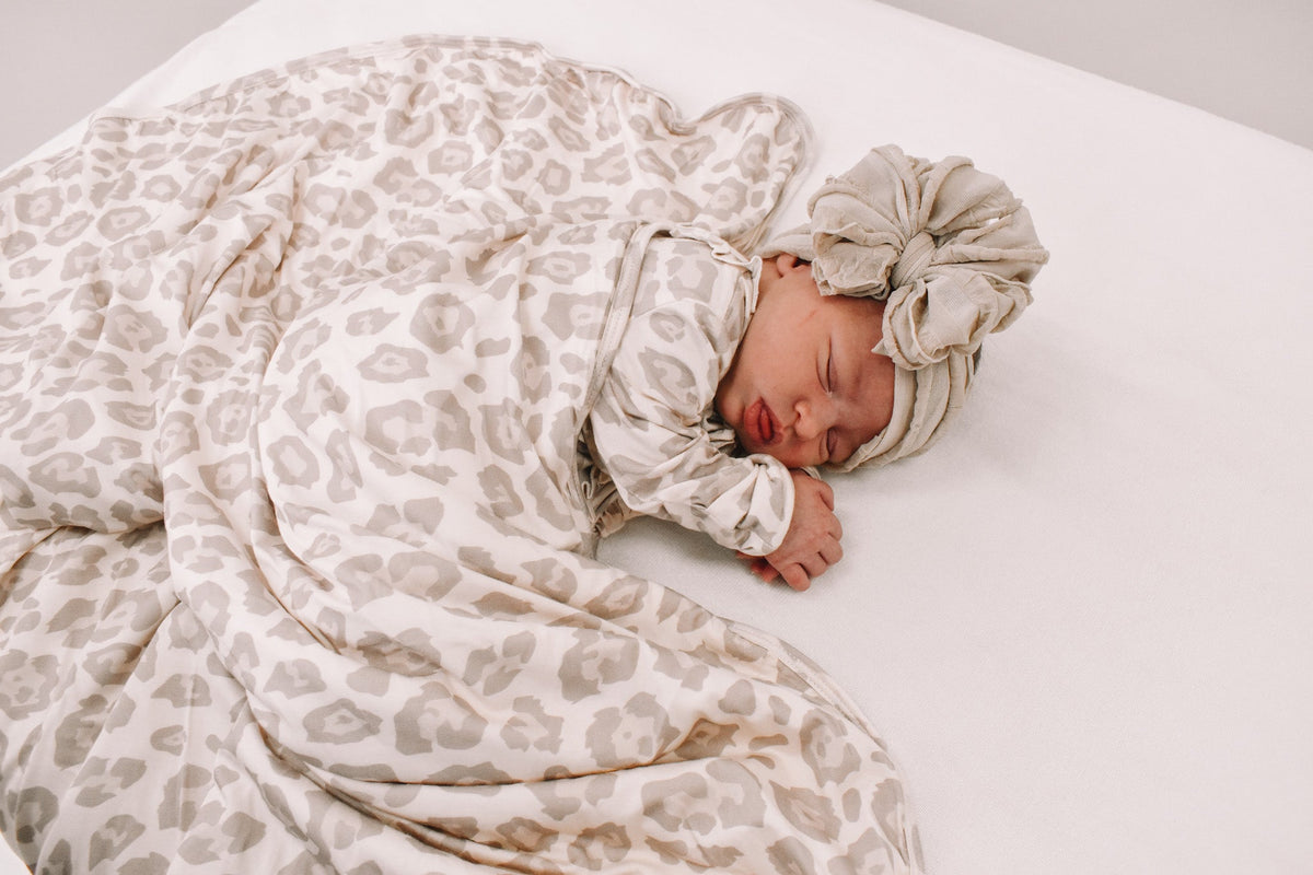 Champagne | Signature Ruffled Baby Headband