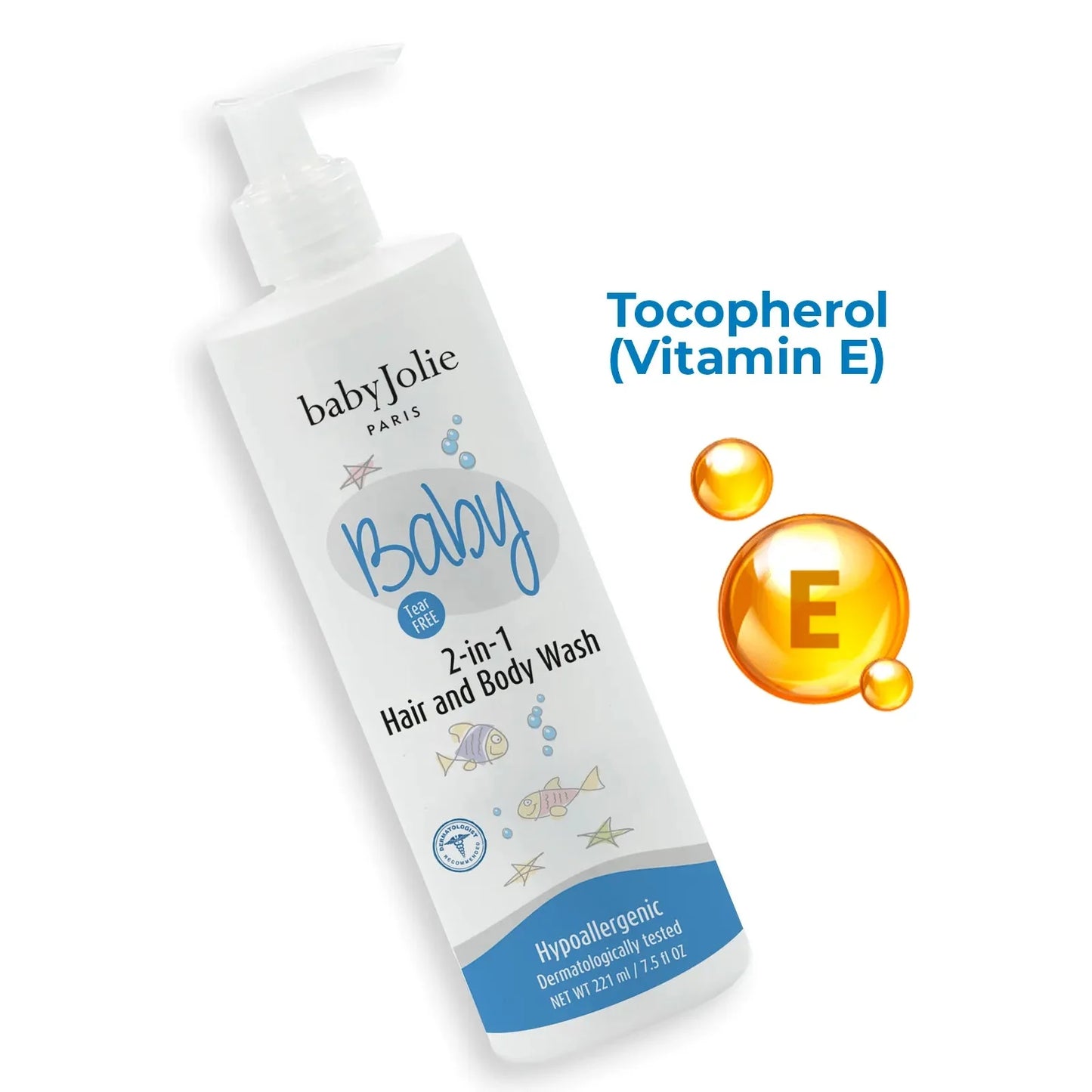 Baby Jolie 2-in-1 Hair and Body Wash | 7.5oz (221ml)