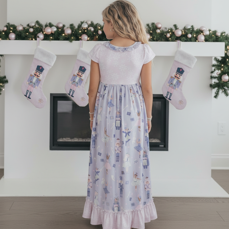 Lavender Nutcracker Lounge Gown