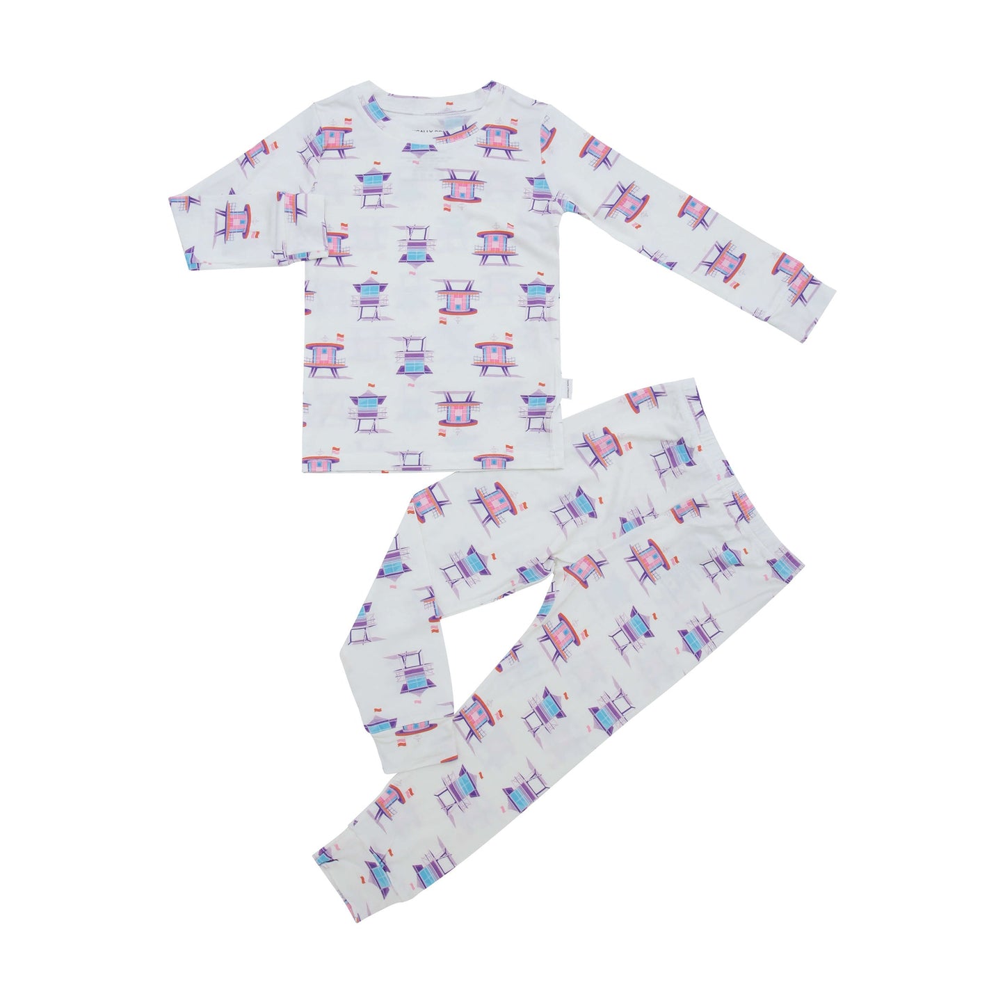 Miami Beach Watch Pink Two-Piece Set