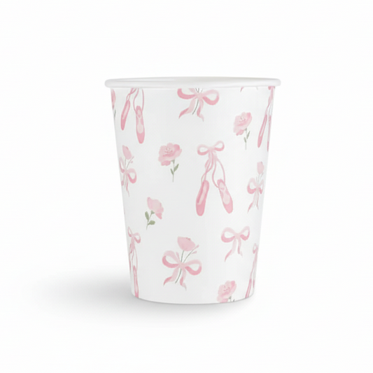 Ballerina Paper Cups 9oz (8 Pack)