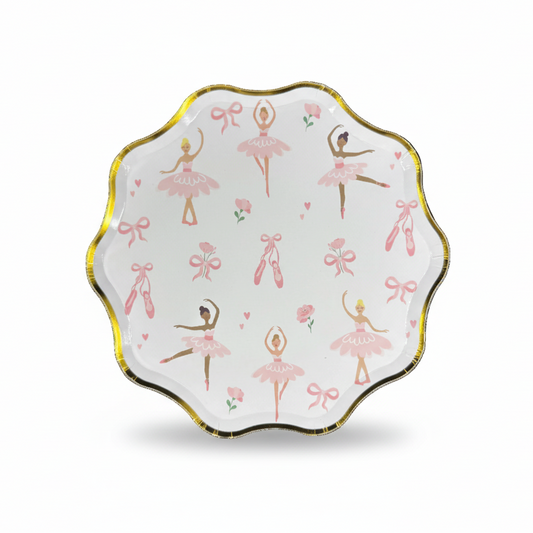 Ballerina Dessert Plates 8" (Set of 8)
