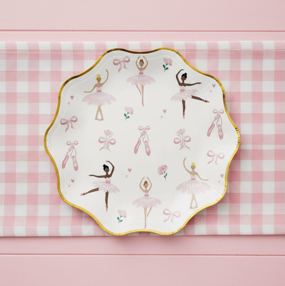 Ballerina Dessert Plates 8" (Set of 8)