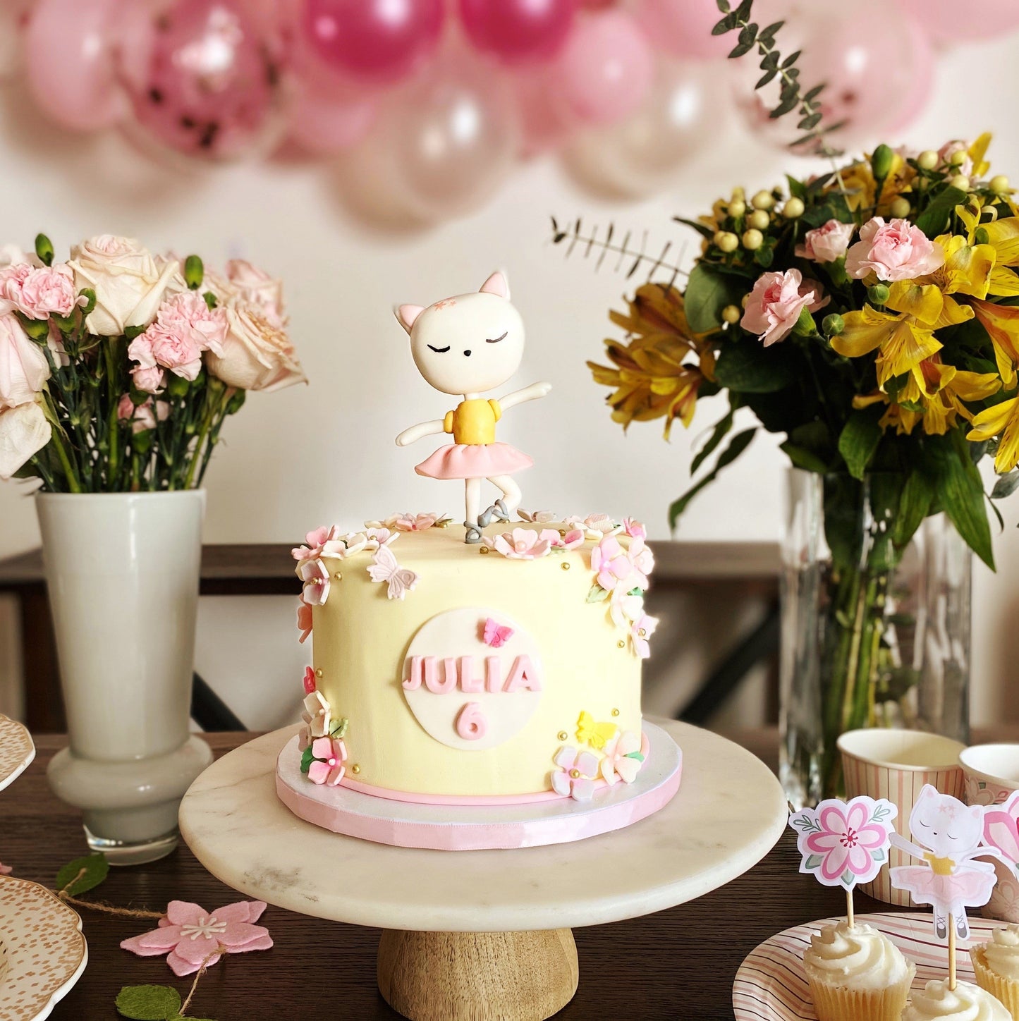 Pink Blend & Stars Balloon Garland Kit (50+ Pack)