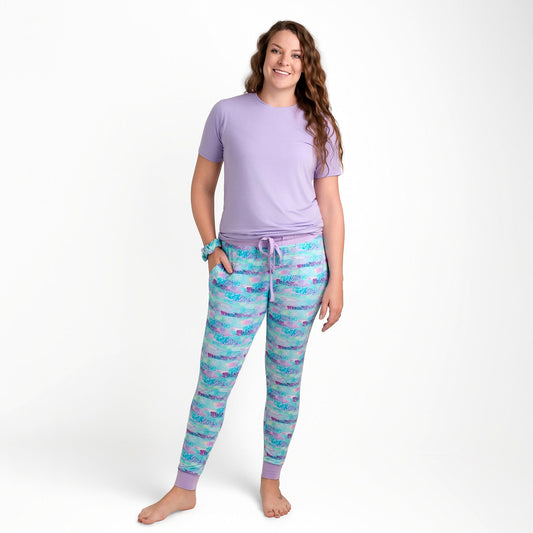 Mermaid Glitter | Women's Bamboo Joggers