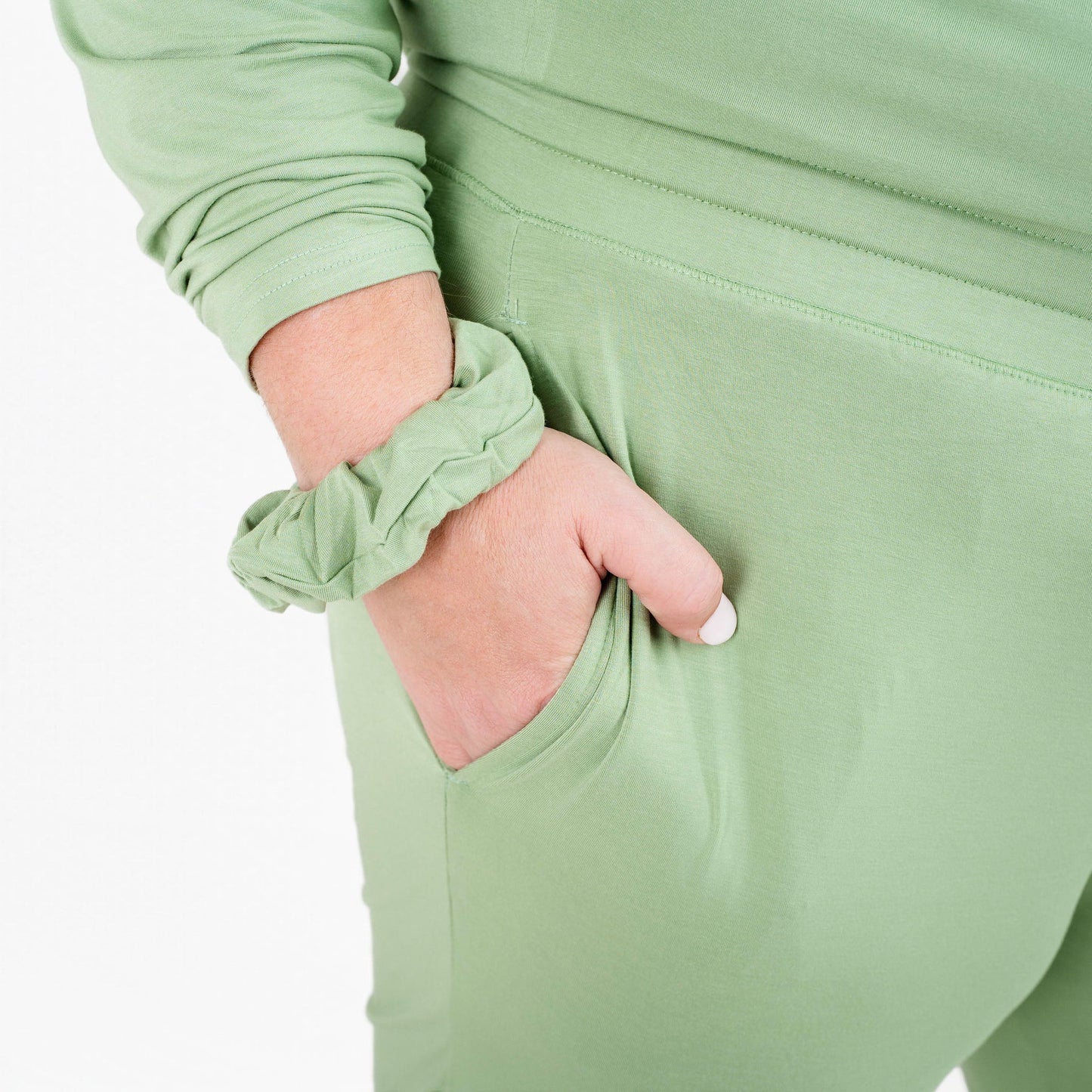 Sage Green | Bamboo Scrunchie