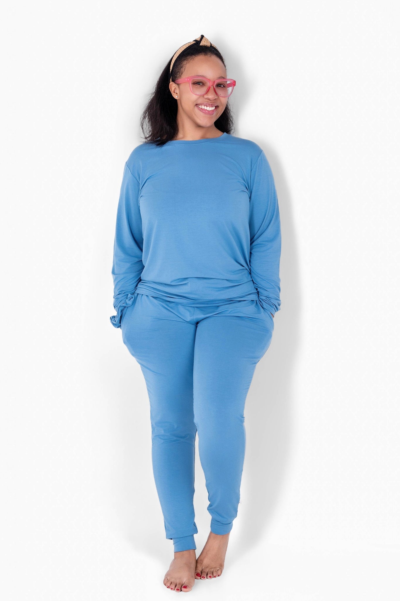 Steel Blue | Women's Bamboo Joggers