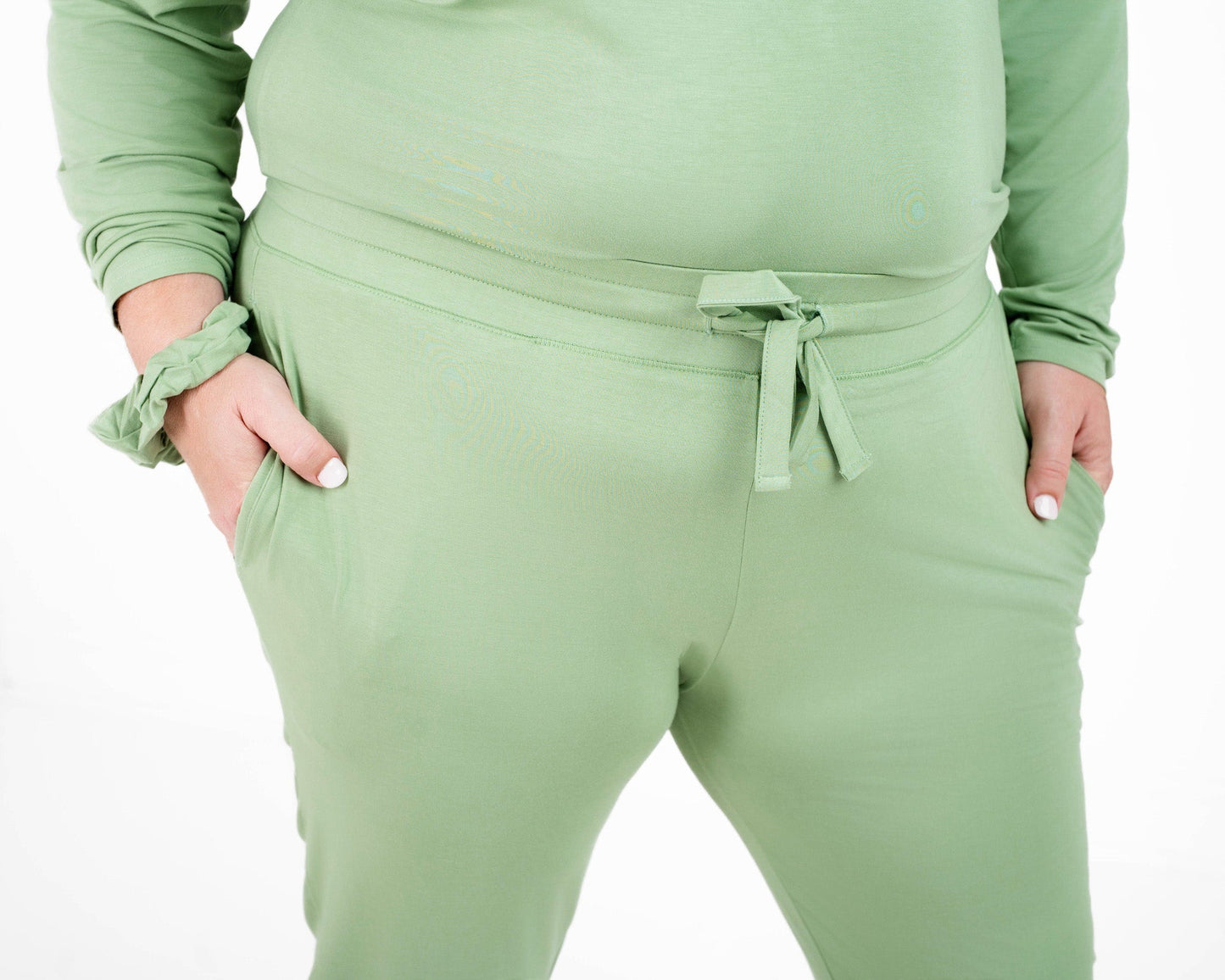 Sage Green | Women's Bamboo Jogger Pajama Pants