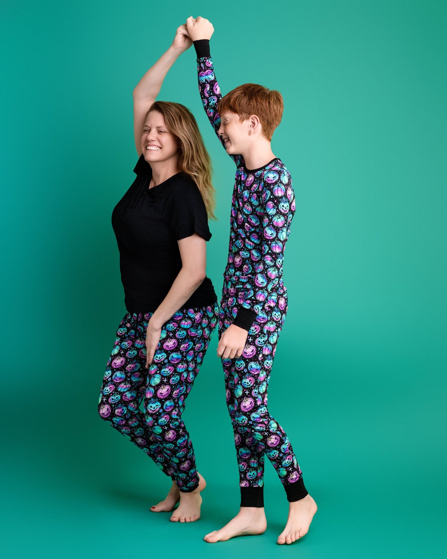 Halloween | Starlight Pumpkins | Bamboo Two-Piece Pajamas