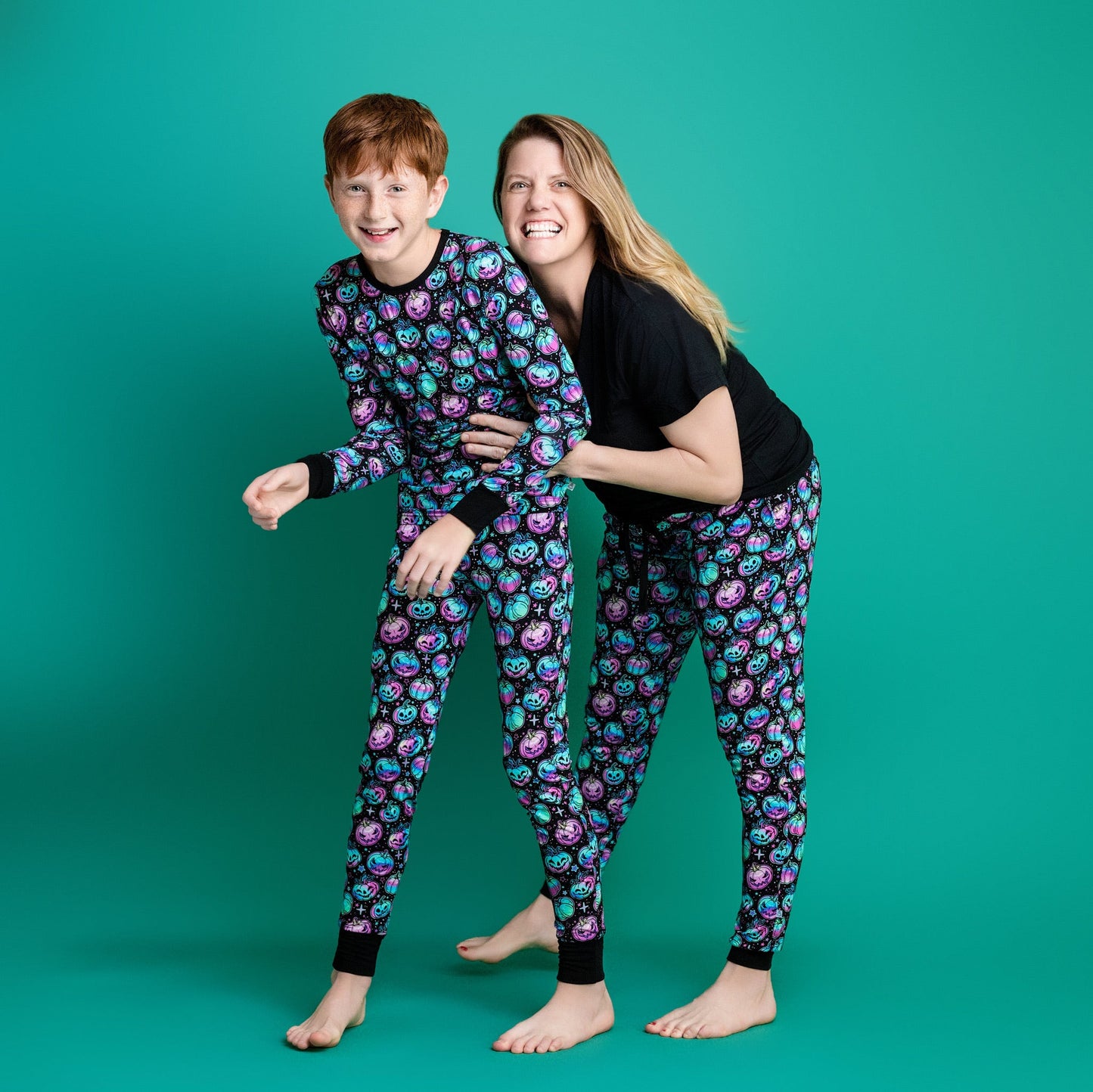 Halloween | Starlight Pumpkins | Bamboo Two-Piece Pajamas