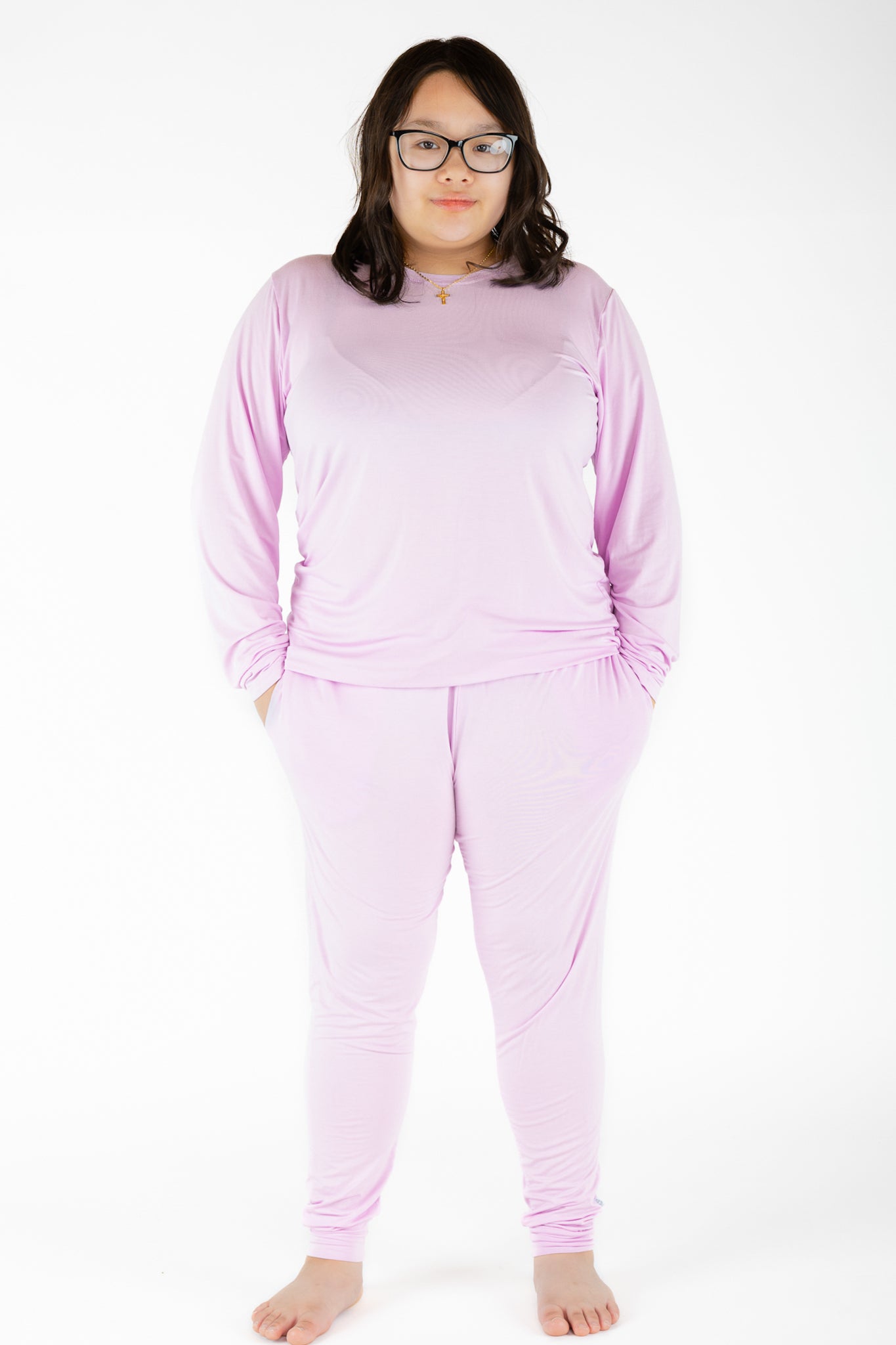 Orchid | Adult Bamboo Long Sleeve Top