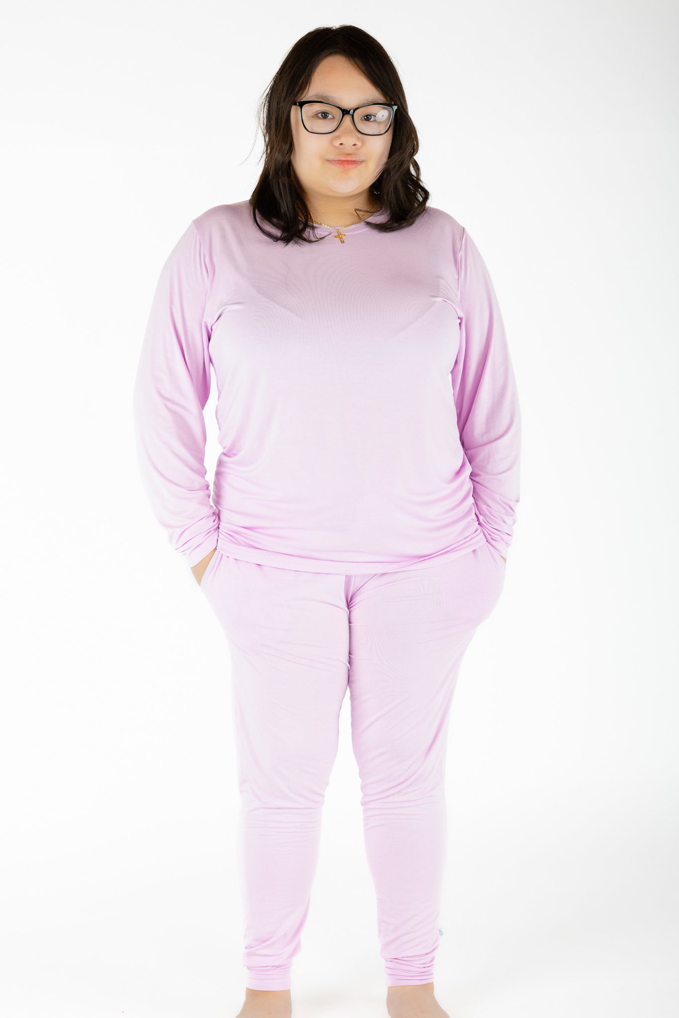 Orchid | Adult Bamboo Long Sleeve Top