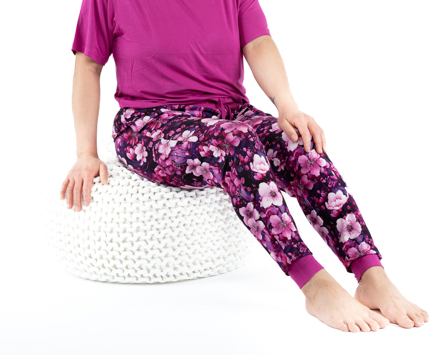 Cherry Blossoms | Women's Bamboo Joggers