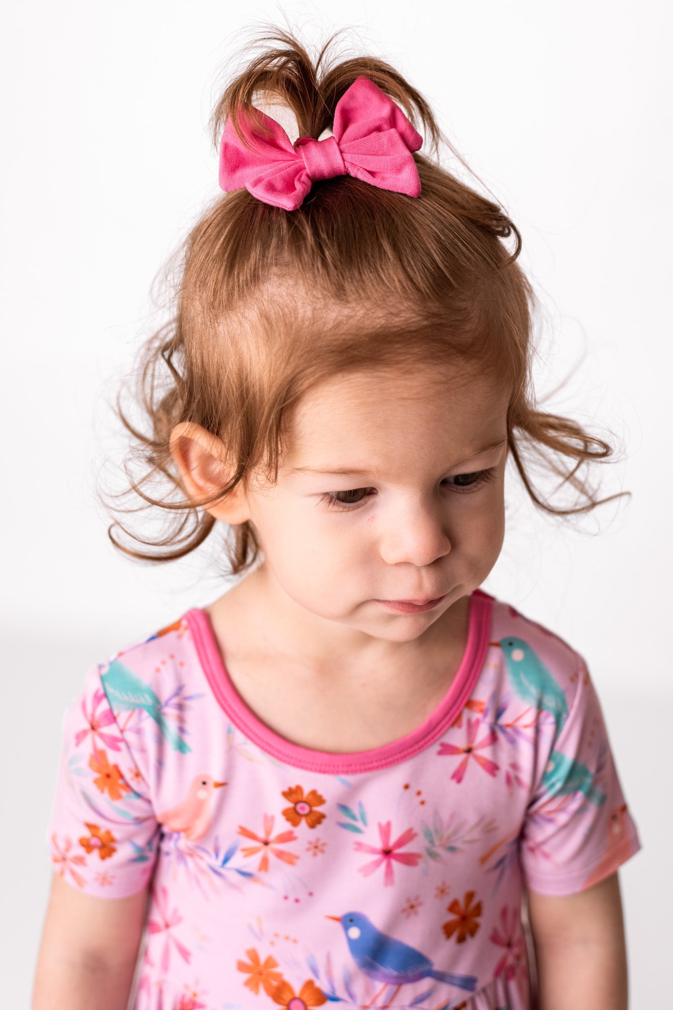 Rose Pink | Small Clip Bow (V1)